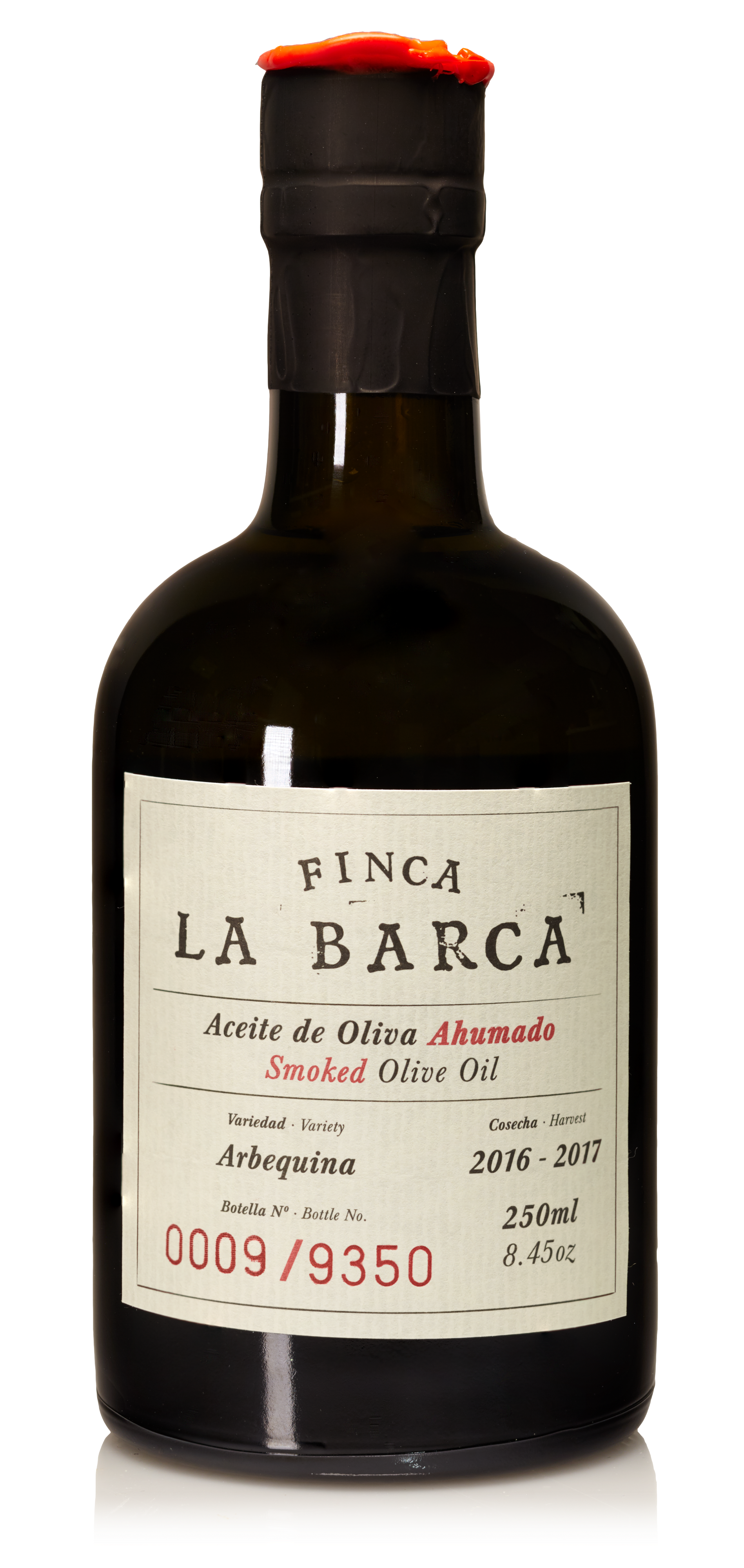 Aceite de Oliva Ahumado "Finca La Barca" botella 250 ml. 