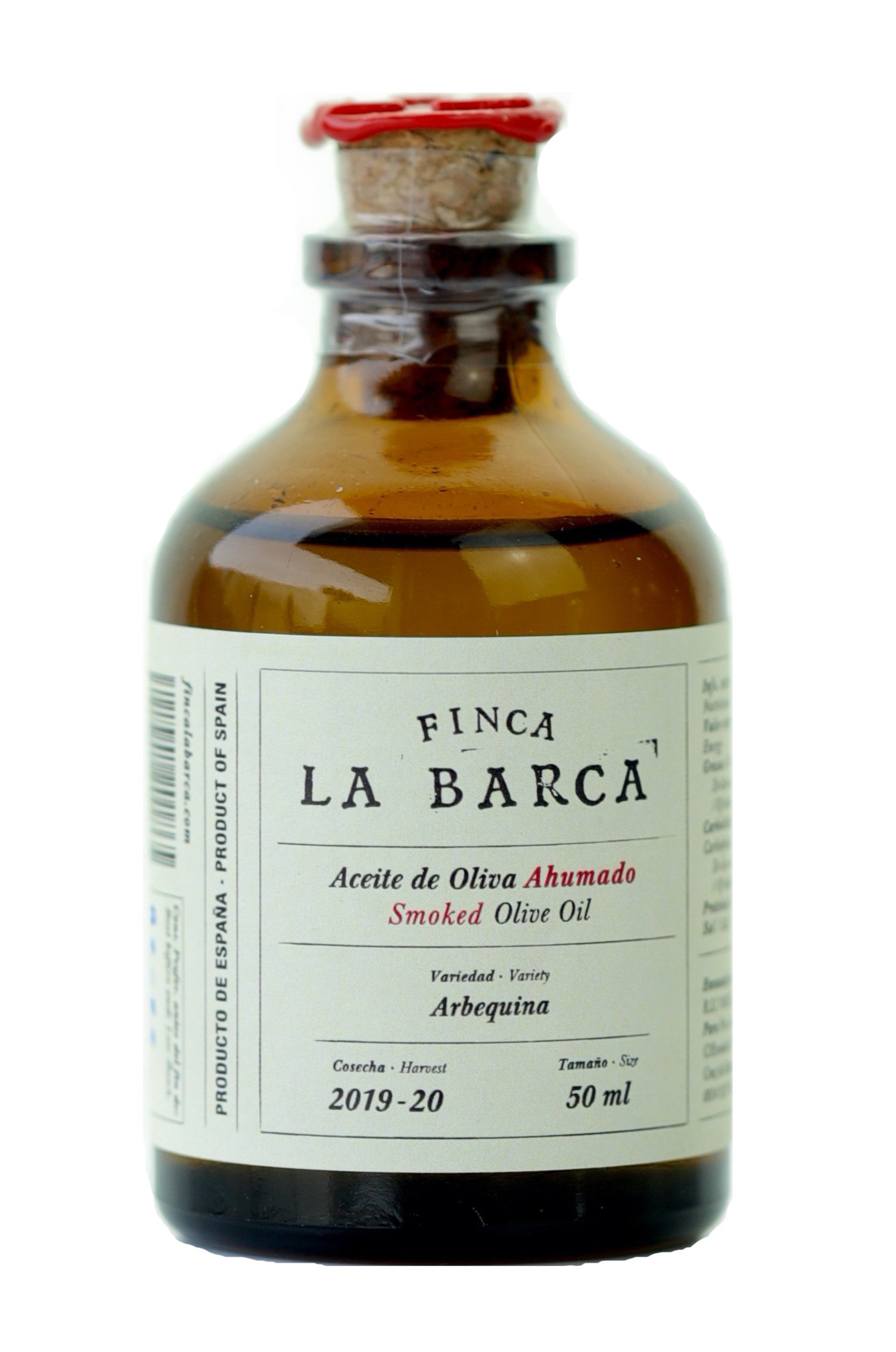 Aceite de Oliva Ahumado "Finca La Barca" botella 50 ml. 