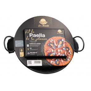 KIT Paella La Chinata con Paellera 30cm "EL GOURMET DE LA ROJA"
