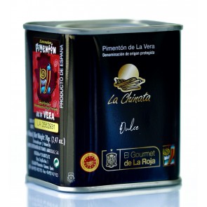 Sweet Smoked Paprika Powder "La Chinata" 70g Tin "EL GOURMET DE LA ROJA"