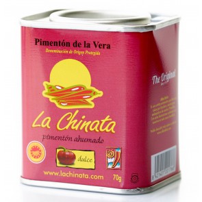 Charity Tin - Sweet Smoked Paprika Powder "La Chinata" 70g by Alba Deliz