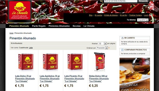 New website Smoked Paprika Powder La Chinata