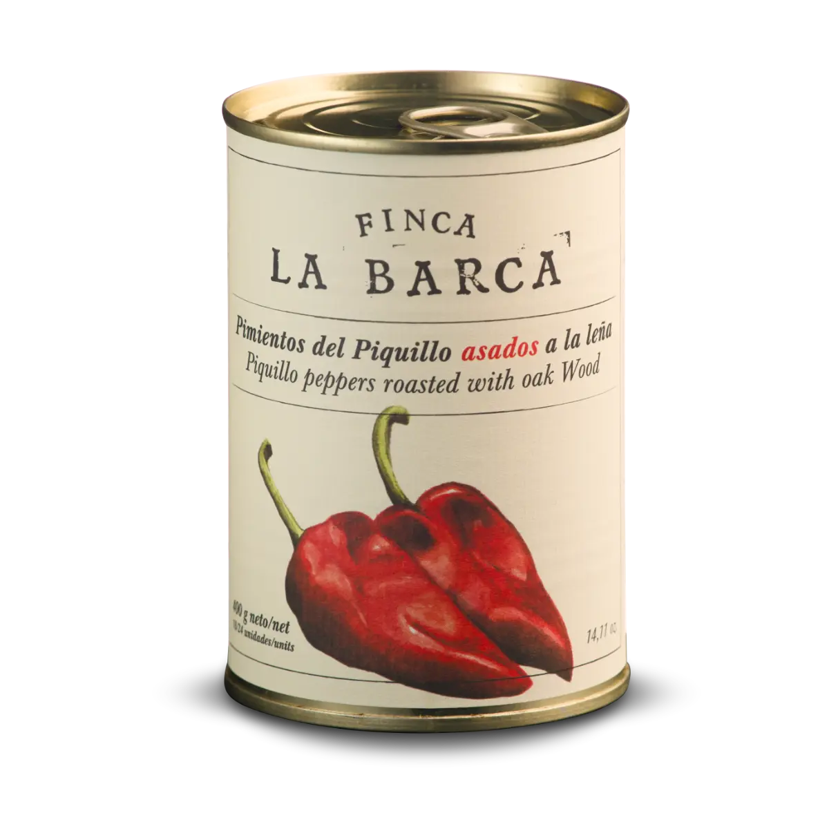 Finca la Barca roasted piquillo peppers, 400g tin